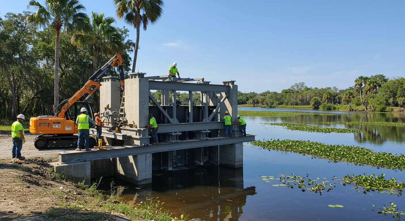 Weir Structure Install Services in FL Weir Structure Install Services in FL